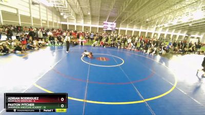 59 lbs Round 2 (4 Team) - Paxton Pitcher, Sanderson Wrestling Academy vs Adrian Rodriguez, Salem Elite Wrestling