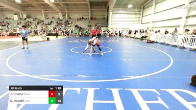 95 lbs Rr Rnd 3 - Zane Shama, Roman Legion vs Quinn Bagnell, Revival Blue