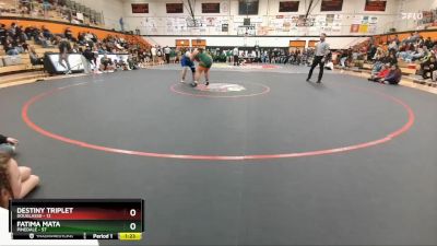 235 lbs Round 4 - Destiny Triplet, DouglasSD vs Fatima Mata, Pinedale