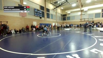 170lbs Cons. Round 4 - Ruby Antonio, Columbia River (Girls) vs Benedicta Kabassima, Liberty (Girls)