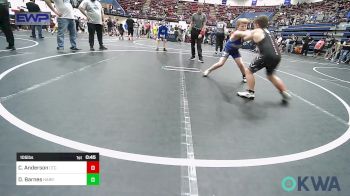 105 lbs Rr Rnd 4 - Case Anderson, Comanche Takedown Club vs Deklyn Barnes, Harrah Little League Wrestling