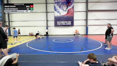 105 lbs Rr Rnd 1 - Brady Booth, Mat Assassins White vs Blake Mosbach, Mat Warriors PWC MS
