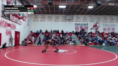 190 lbs Champ. Round 3 - Alyssa Estrada, Jerome vs Yaira Maldonado, Centennial