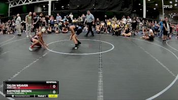 110 lbs Semis (4 Team) - Raymond Brown, Florida Scorpions vs Talon Weaver, Rebellion