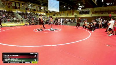 149 lbs Round 3 - Daniel Malloy, Temecula Valley Wrestling Club vs Felix Gutierrez, Menifee