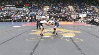 3 - 165 lbs Semifinal - Lawson Ayers, Staunton River vs Eli Croushorn, Culpeper County