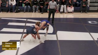 149 lbs Richie Clementi, California Baptist vs Hayden Zinkin, CSU Bakersfield