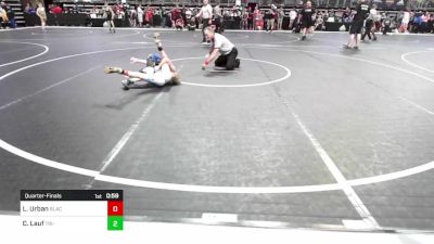 92 lbs Quarterfinal - Legend Urban, Black Fox Academy vs Case Lauf, Tri-Cap