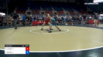 132 lbs Cons 8 #1 - Kage Lenger, Missouri vs Juan Garcia, Colorado