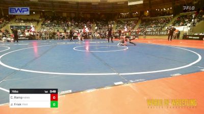 76 lbs Consi Of 8 #2 - Cameron Ramp, NBWA vs Jayce Frisk, Franklin Regional