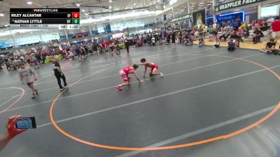 120 lbs Cons. Round 6 - Nathan Lyttle, Unattached vs Riley Alcantar, Baylor