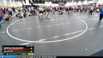 100 lbs Cons. Round 6 - Dylan Ota, TX vs Jeremiah Waldschmidt, CO