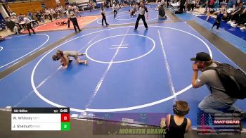 60-66 lbs Semifinal - Wrigley Whitney, Standfast vs James Shelnutt, Randall Youth Wrestling Club