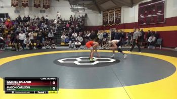 126 lbs Cons. Round 7 - Gabriel Ballard, Northampton vs Mason Carlson, Syracuse