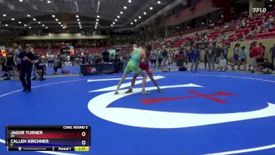 150 lbs Cons. Round 5 - Jagor Turner, OK vs Callen Kirchner, IL