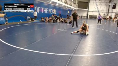 145 lbs 5th Place Match - Brooke Schuenemann, Wisconsin Stevens Point vs Alex Harswick, Wartburg