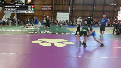 120 lbs Semifinal - Kellan Mccabe, Frost Gang vs Ryan Crissy, Leroy