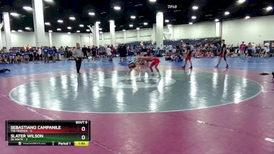 120 lbs Round 3 (6 Team) - Sebastiano Campanile, The Firemen vs Slater Wilson, SD White