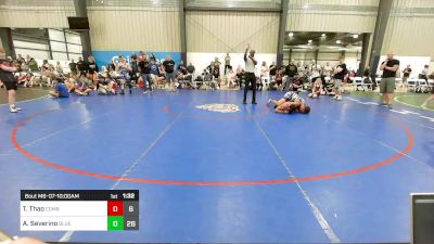 129 lbs Consi Of 4 - Tiaj Thao, Combat WC vs Anthony Severino, Blue Wave Barn