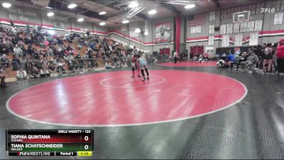 125 lbs Cons. Round 6 - Sophia Quintana, Yucaipa vs Tiana Schatschneider, Walnut