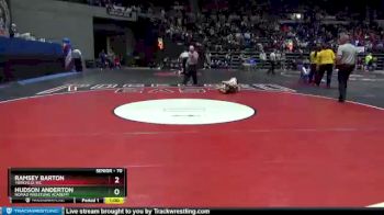 70 lbs Quarterfinal - Ramsey Barton, Yorkville WC vs Hudson Anderton, Nomad Wrestling Academy