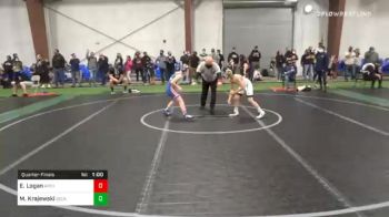 80 lbs Quarterfinal - Elijah Logan, Apex vs Michael Krajewski, Secaucus