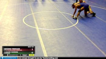 170 lbs Cons. Round 4 - Carson Hudson, California vs Antonio Trindade, Atwater High School Wrestling