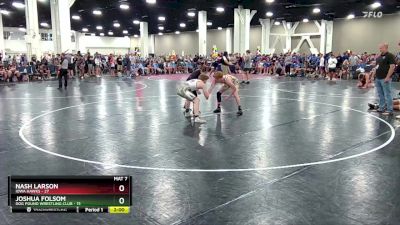 157 lbs Round 1 (6 Team) - Joshua Folsom, Dog Pound Wrestling Club vs Nash Larson, Iowa Hawks