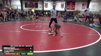 Round 3 - Tyler Smith, Smith Kids vs Brielle Baum, Keokuk Kids Wrestling Club