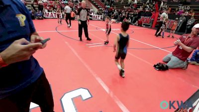 55 lbs Quarterfinal - Asher Mumy, Barnsdall Youth Wrestling vs Slade Stone, Piedmont