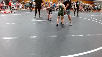 55 lbs Round 2 - Ryker Woodward, Reverence Wrestling Club vs Mackenzie Beasley, Cobra Wrestling Club