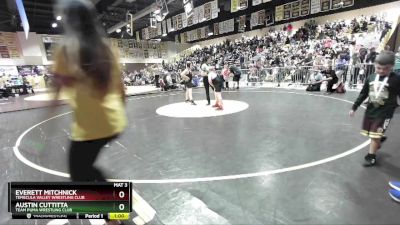 117 lbs Round 2 - Everett Mitchnick, Temecula Valley Wrestling Club vs Austin Cuttitta, Team Puma Wrestling Club