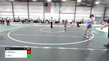 95 lbs Consi Of 16 #2 - Rikki Villasenor, CA vs Colby Silva, AL