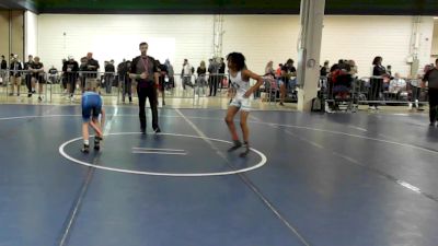 95 lbs Consi Of 16 #1 - Justin Wells, AL vs Rudy Everin, RI