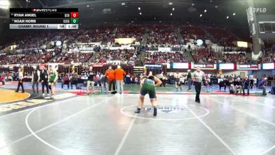 AA - 285 lbs Champ. Round 1 - Noah Horn, Glacier (Kalispell) vs Ryan Angel, Billings Senior High School