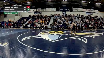 125 lbs Champ. Round 1 - Carlo Arreola, Southwest Minnesota State vs Jacob Fitzpatrick, Minnesota State