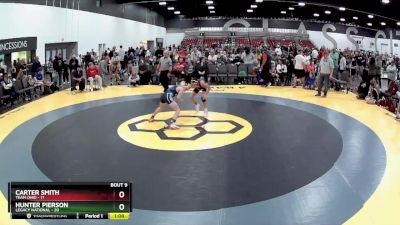 95 lbs 2nd Wrestleback (8 Team) - Hunter Pierson, Legacy National vs Carter Smith, Team Ohio