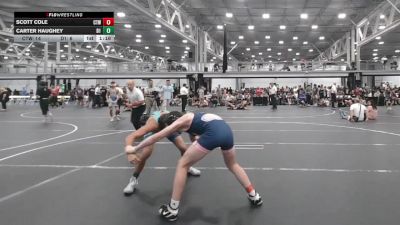 126 lbs Round 5 (6 Team) - Scott Cole, CTWHALE vs Carter Haughey, Division-1