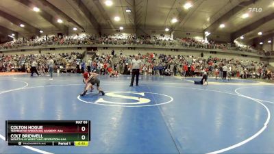 70 lbs Cons. Round 4 - Colt Bridwell, Wentzville Wrestling Federation-AAA vs Colton Hogue, Terminator Wrestling Academy-AAA 