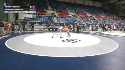 120 lbs Cons. Rd Of 64 - Keylan Freeman, Oklahoma vs Kaden Weaghington, Arizona