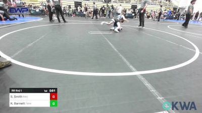 64-67 lbs Rr Rnd 1 - Sailor Smith, Bartlesville Wrestling Club vs Kyson Barnett, Twin Hills