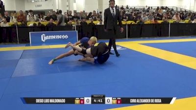Ciro Alexander De Rosa vs Diego Luis Maldonado 2025 World IBJJF Jiu-Jitsu No-Gi Championship