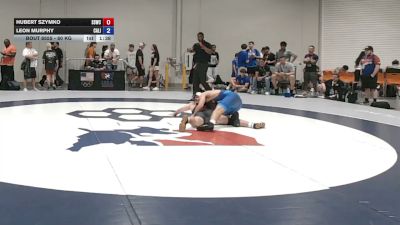 80 kg Champ. Rd Of 128 - Hubert Szymko, South Side Wrestling Club vs Leon Murphy, California