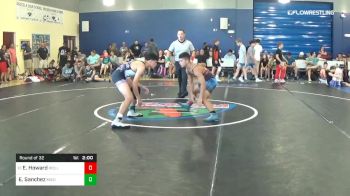 120 lbs Round Of 32 - Ethan Howard, Wellington vs Enrique Sanchez, Maximum Performance