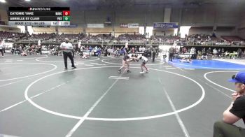 94 lbs Rr Rnd 1 - Cayomie Yake, Mancos Bluejays vs Abrielle St Clair, Pikes Peak Warriors
