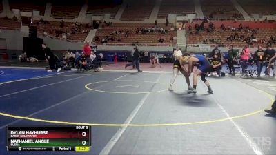 D2-175 lbs Quarterfinal - Dylan Hayhurst, Barry Goldwater vs Nathaniel Angle, Buena