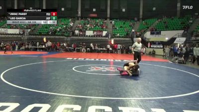 6A 106 lbs Quarterfinal - Leo Garcia, Jasper vs Zedic Pabst, Pell City