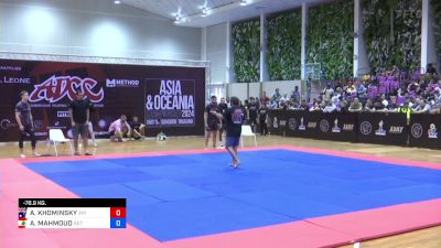 A. KHOMINSKY vs A. MAHMOUD 2024 ADCC Asia & Oceania Championship 2