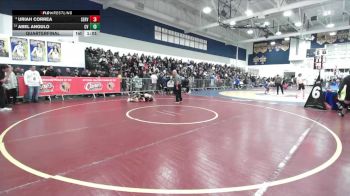 113 lbs Quarterfinal - Abel Angulo, Coachella Valley vs Uriah Correa, Servite
