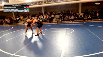285 lbs Cons. Round 1 - Cody Netherton, Chadron State vs Israeyel Barrazza, New Mexico Highlands